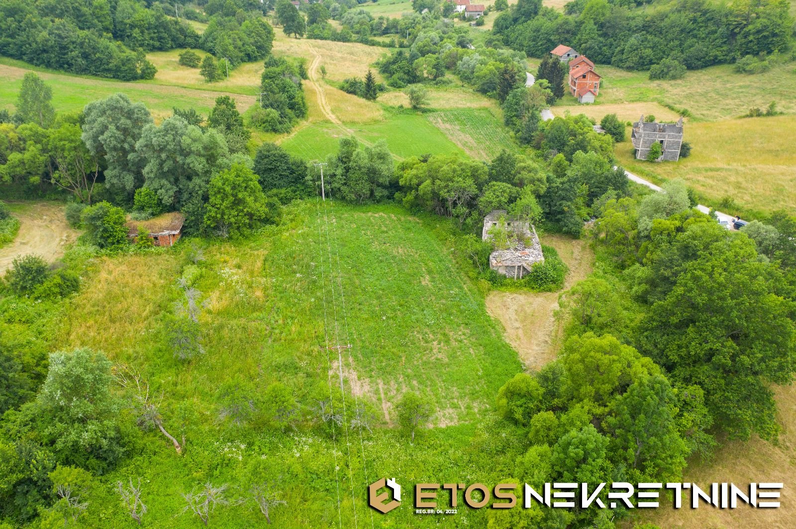 Etos Nekretnine, zemljište, prodaja, Vitez, Bila